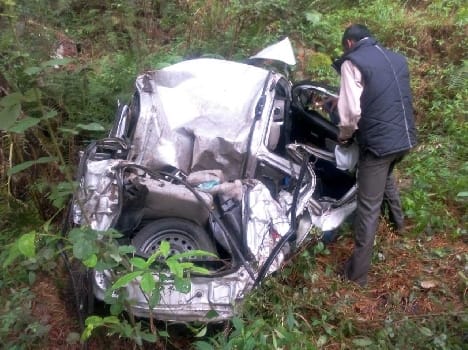 The death of the young man in car crash