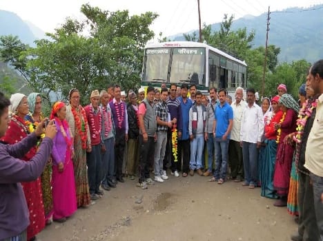 Munsyari visited 40 elderly Badrinath