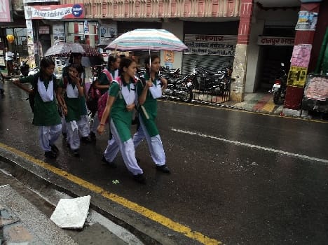 Jmajm rain weather pleasant in Almora