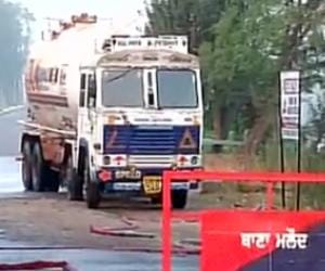 blast in gas tanker, 6 dead, 100 Unconscious