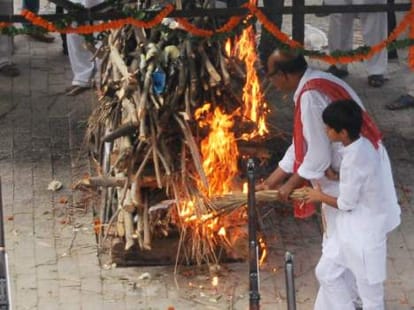 chandigarg rock garden creator nekchand funerla with guard of honour