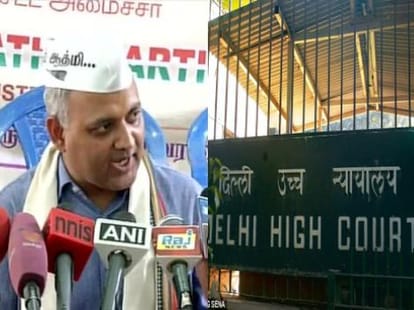  Interim relief to Somnath Bharti by Delhi HC.