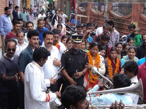Army Sergeant Hasan welcome people Jume