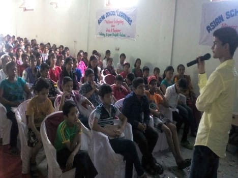 The children learned about the importance of English