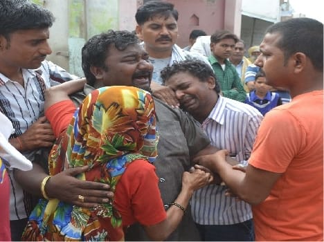 Hundreds of families moved to tears suffering 