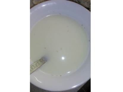 Insects in health drink.