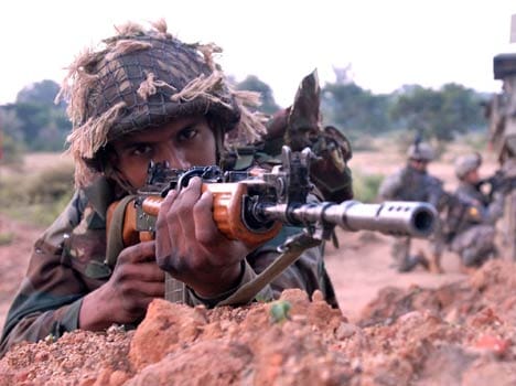 one soldier killed, in gunfight near loc in tangdhar