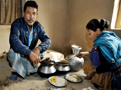 tradition where mother and daughter share a common husband