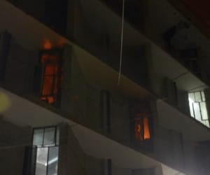 Fire in health dept in Lucknow.