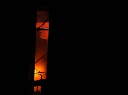 Fire in health dept in Lucknow.