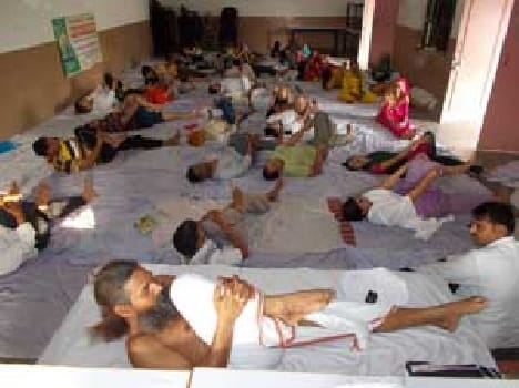 Morwa stadium yoga exercises