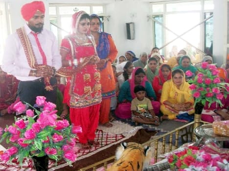 The marriage without dowry