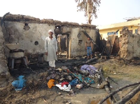 Fire in two houses The loss of thousands