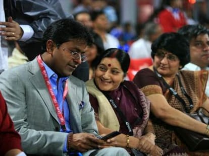 chinks between raje and lalit modi