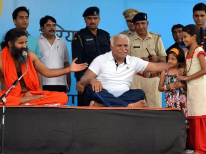 kuldeep sharma alleged baba ramdev as bjp agent