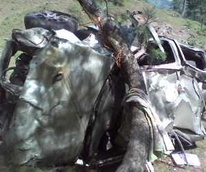 car accident at mandi, two died.