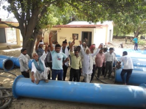 agitation for water in Canal 