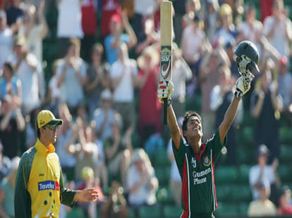 beware team india, bangladesh defeat austraila in 18 june 2005