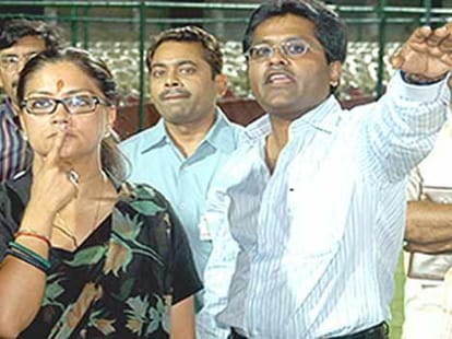 Vasundhara Raje how pleased Lalit Modi.