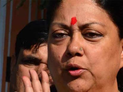RSS targets Rajasthan government on Temple issue.