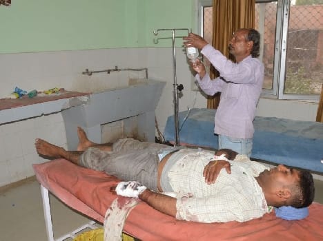 ex army man shoot a young man, injoured