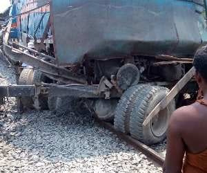 train accident at barabanki