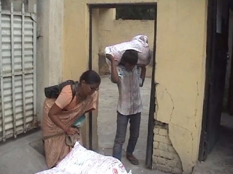 child labour in the office of CDPO mathura