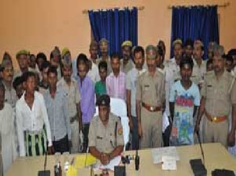 Arrested 42 wanted was to