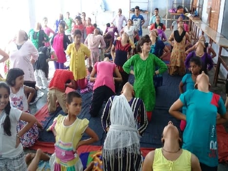 World Yoga Day yesterday, preparing organizer