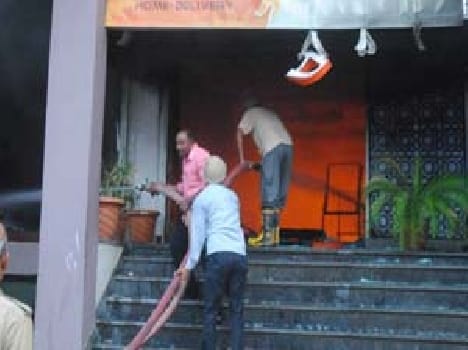 Goyal Residency Hotel horrific fire , killing ten