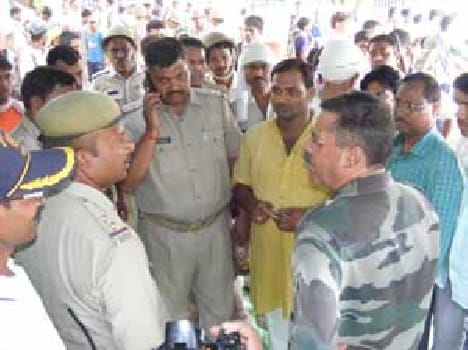 The commotion in the camp of NCC cadets