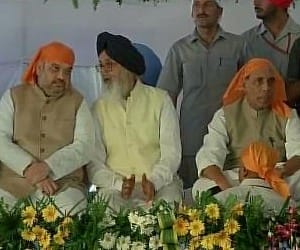 Amit Shah, Rajnath Singh attend 350th founding anniversary celebrations of Anandpur Sahib
