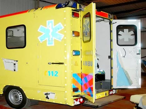 fake doctor selling drugs in ambulance 