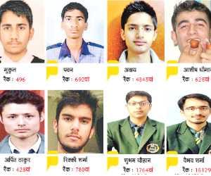 jee advance, himachal students shines.