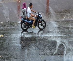 bit relief in summer after rain