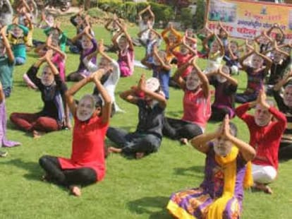 China made mats will serve on international yoga day in delhi