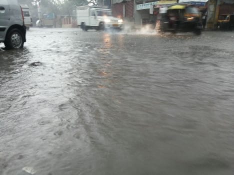 Rain and heat power failure