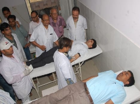 DM on blood donation by voluntary blood donation Fortnight