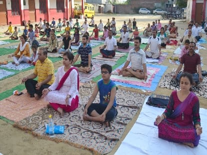 rambilas sharma announcement, yoga will add in school syllabus