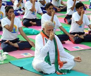 international yoga day at rajpath