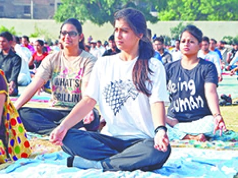 yoga in agra college