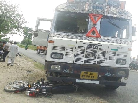 Two people died after being crushed by tanker bike rider