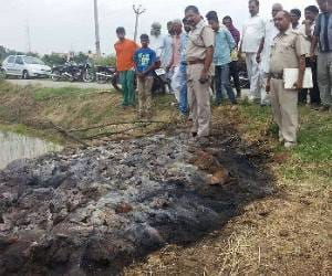 honour killing in karnal, burnt body of young girl found