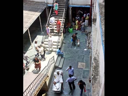 callousness of three large hospitals, bleeding baby's tragic death