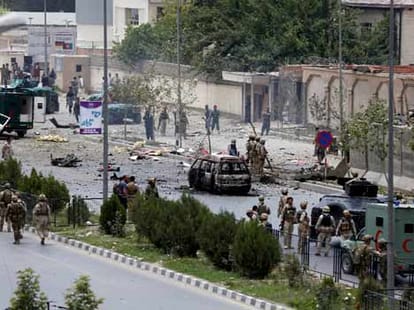 Terrorist attack on Afghanistan Parliament.