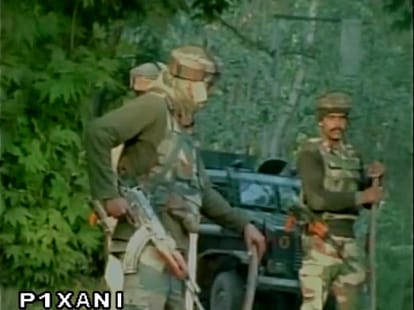 abu qasim trapped In bandipora 