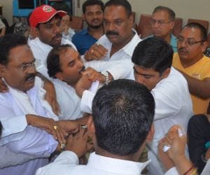 Ruckus in lucknow municipal corporation