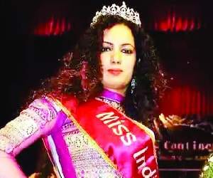 shama crowned as miss india continental.