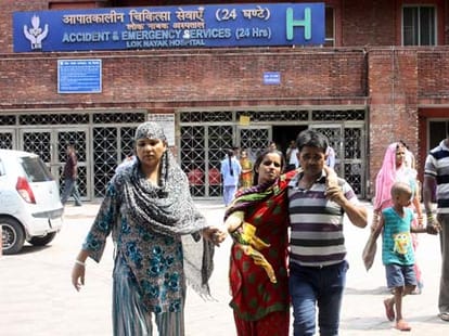 RML and Lok Nayak Hospital on high alert today