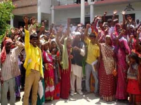 Right at the Tehsil agitation by Musahar